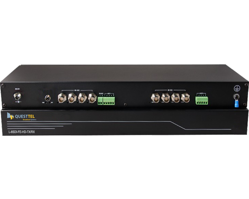 8 Channel HD-SDI Over Fiber Extender Kit with RS485 channel