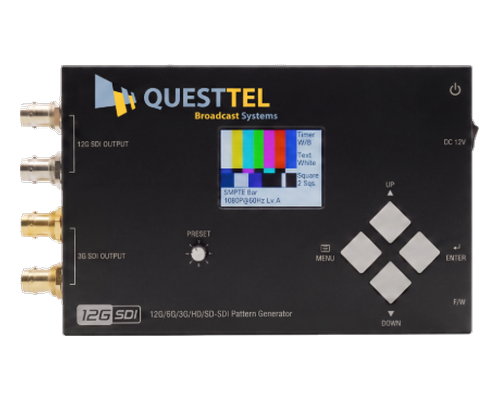 12G/6G/3G/HD/SD-SDI Pattern Generator