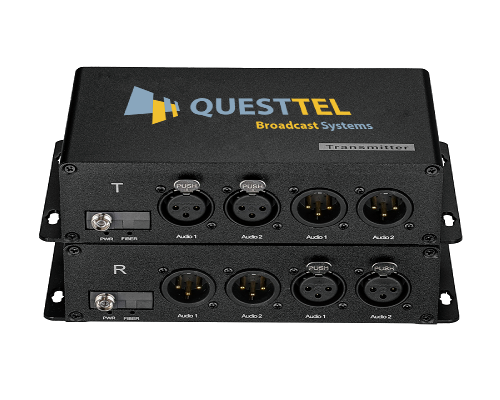 Channel Bidirectional XLR Balanced Audio over Fiber Optic Converter